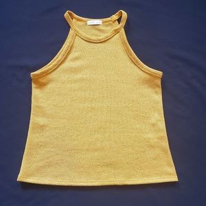 Mustard Yellow Nitted Tank